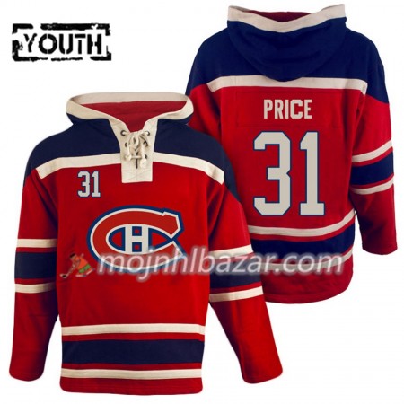 Dresovi Montreal Canadiens Carey Price 31 Crvena Hoodie Sawyer - Dječji